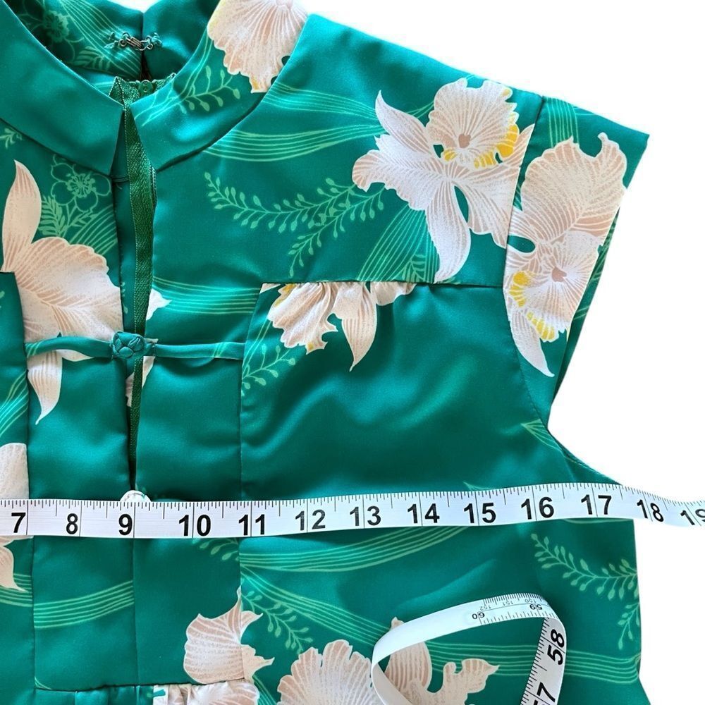 Vintage Otaheite Honolulu Hawaiian Floral Maxi Dress - Picture 6 of 9